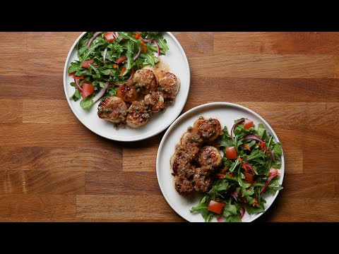 Scallops with Caper Pan Sauce ? Tasty Recipes