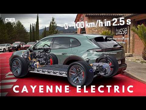 The Cayenne Turbo Electric seen with Augmented Reality