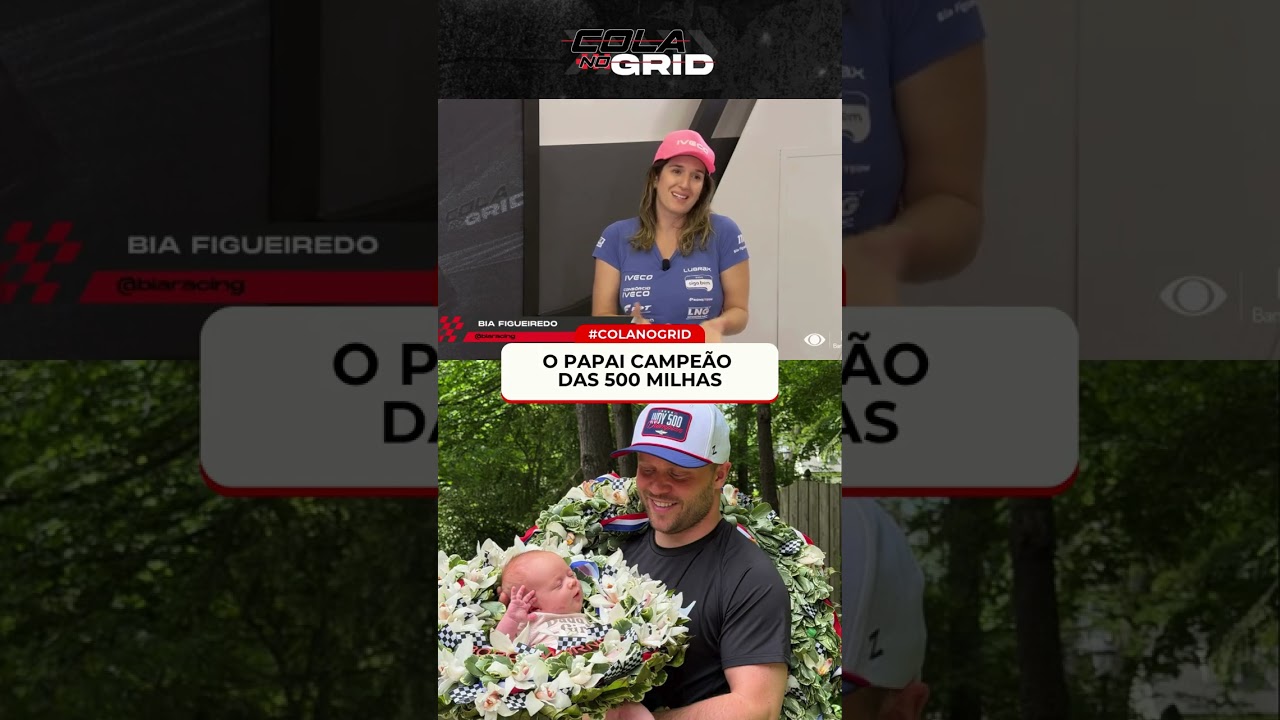 O papai campeão das 500 Milhas