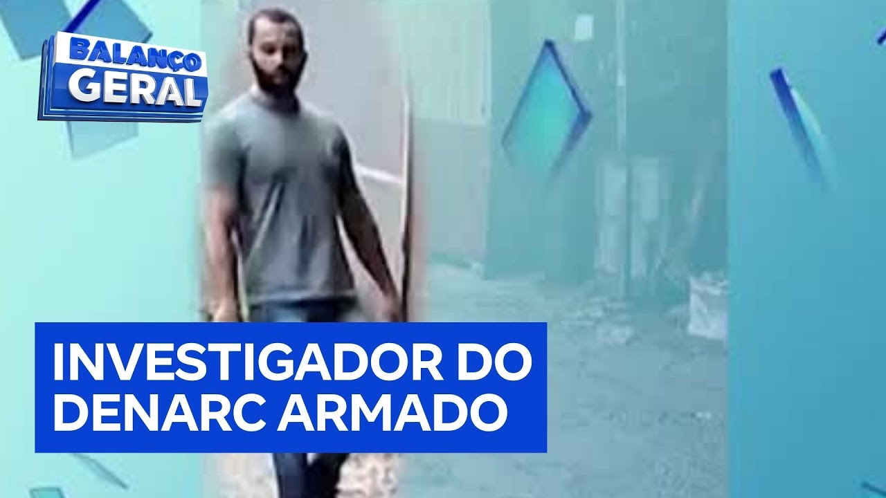 Imagens mostram policial civil que morreu espancado caminhando armado entre moradores de comunidade