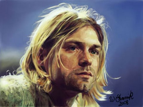 Speed Painting Kurt Cobain/ smells like teen spirit symphonic cover by williams shamir