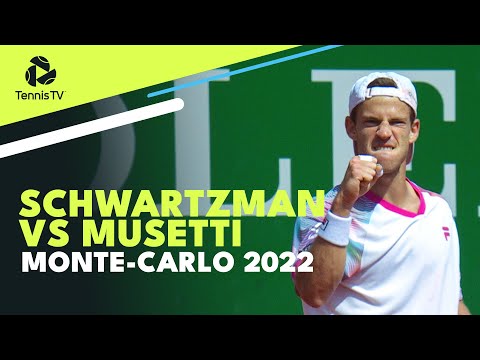 Brilliant Shots In An Electric Atmosphere! ⚡️ Diego Schwartzman v Lorenzo Musetti | Monte-Carlo 2022