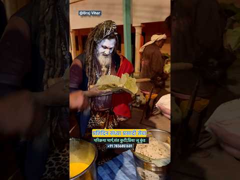 श्री धाम बरसाना;प्रतिदिन संध्या प्रसादी @BrajVihar #shorts #shortsfeed #barsana #santseva #foryou