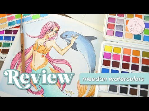 🐬MEEDEN Watercolor Palette (Set of 96) Art Product Review