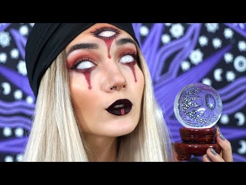 FORTUNE TELLER HALLOWEEN MAKEUP TUTORIAL | Last Minute Costume Ad - UCBKFH7bU2ebvO68FtuGjyyw