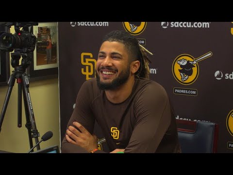 Fernando Tatis Jr. hangs out with pediatric cancer patients video clip