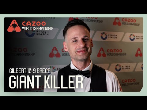 Gilbert REACTS to Beating Reigning Champ Brecel 10-9! 😮 | Cazoo
World Championship, R1