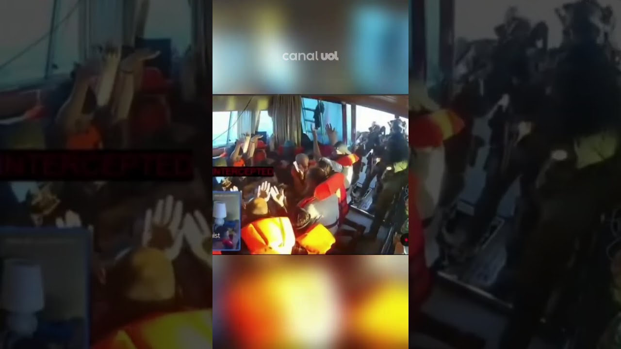 Israel intercepta barcos com Greta Thunberg e ativistas rumo a Gaza veja o momento
