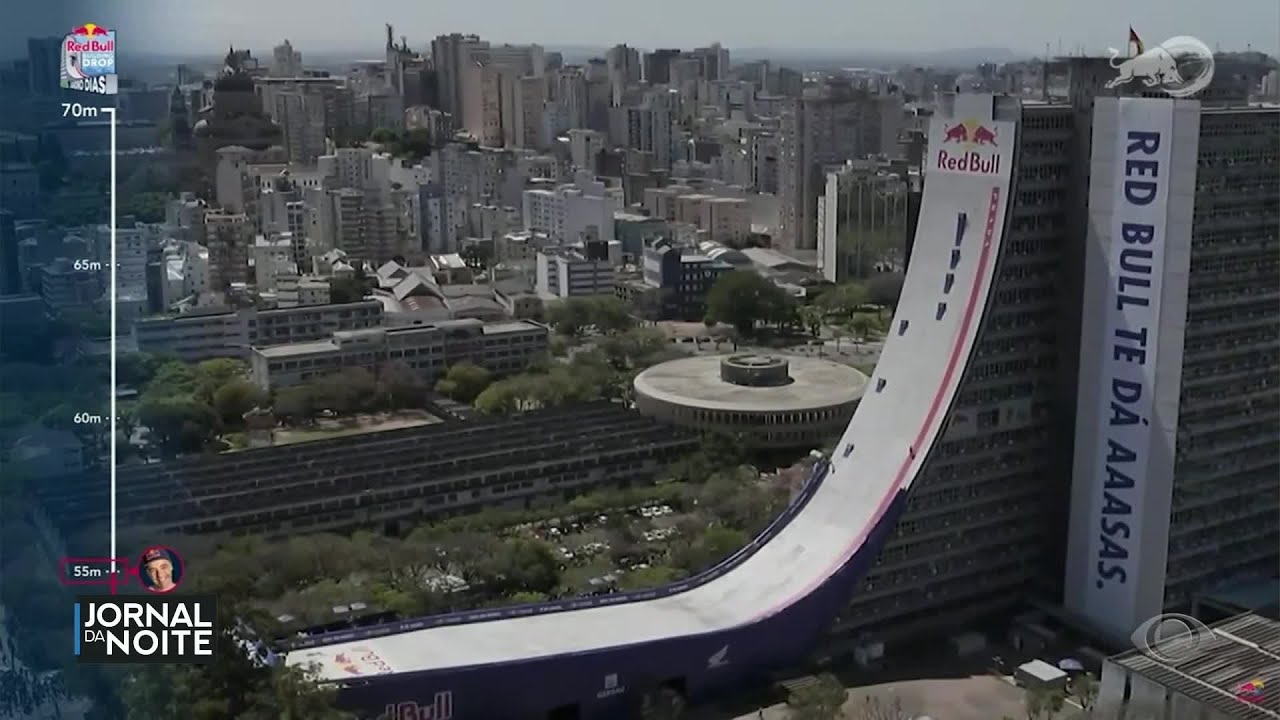 Mineirinho desce rampa de 70 metros e quebra recorde mundial