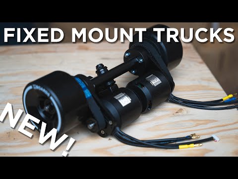 FINALLY Fixed Mount Trucks for DIY Electric Skateboard Builds