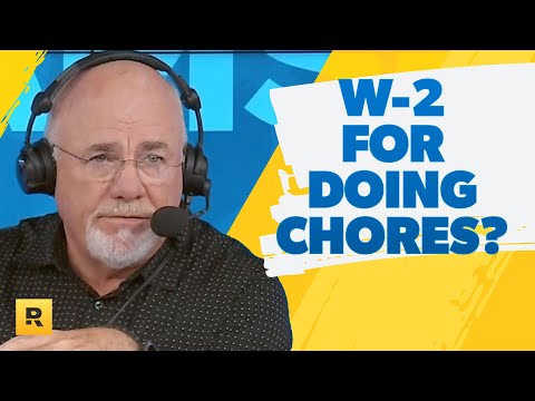 Give My Kids a W-2 For Doing Chores?