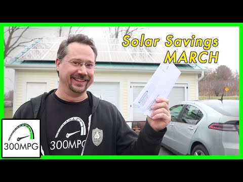 Solar Savings: March Electric Bill w/ Time of Use