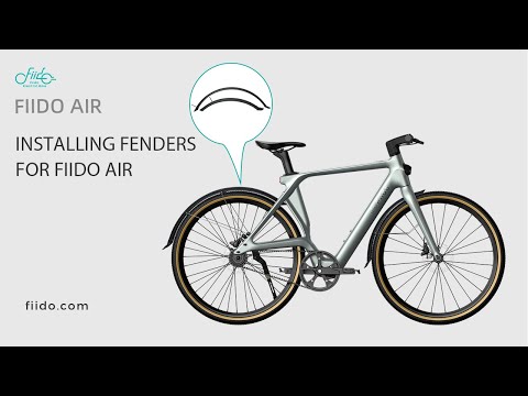 Installing Fenders for Fiido Air