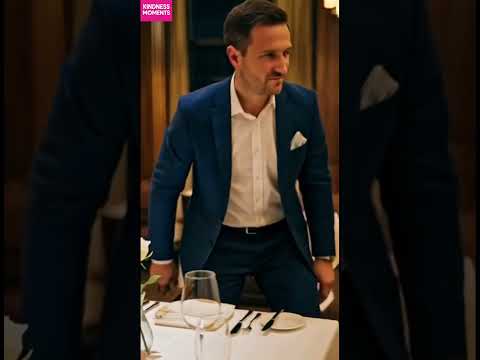 Kindness 🌟 at a Restaurant: A Heartwarming Transformation #kindness #restaurant #shorts