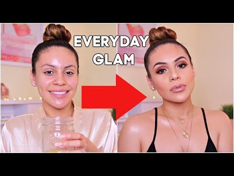 EVERYDAY MAKEUP TRANSFORMATION: 20 MINUTE GET READY WITH ME | JuicyJas - UCqTR5f7YkGro3cPv23SqcqQ