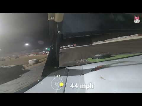 #27 Jeff Tennant - USRA Stock Car - 8-3-2024 Lucas Oil Speedway - In Car Camera - dirt track racing video image