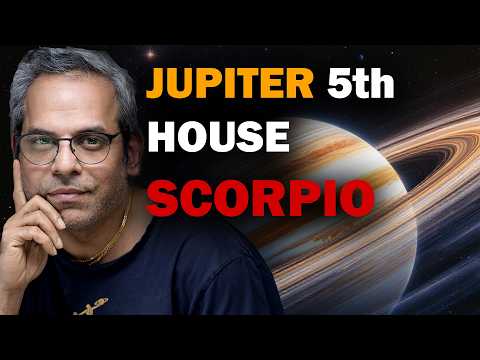 Jupiter in the 5th house in Scorpio