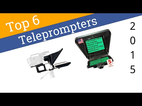 6 Best Teleprompters 2015 - UCXAHpX2xDhmjqtA-ANgsGmw