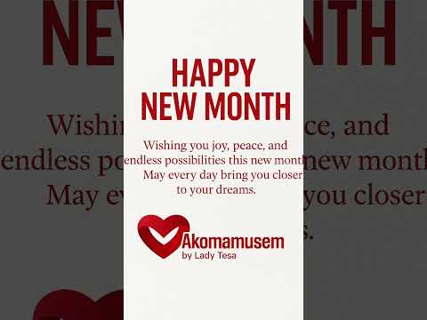 New month, new blessings and opportunities #akomamusembyladytesa #newmonth #viralvideo