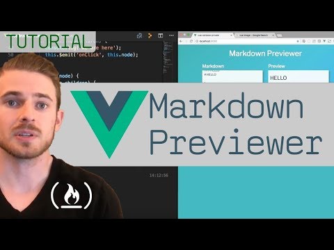 Build a Markdown Previewer with Vue.js
