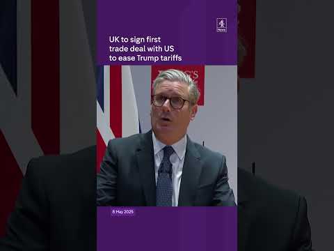 UK to sign first trade deal with US to ease Trump tariffs