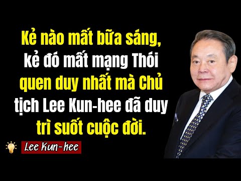 Thói quen buổi sáng của người thành công là gì?  | Động lực của Lee Kun-hee