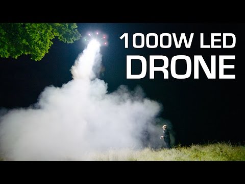 1000W LED on a DRONE - RCTESTFLIGHT - UCq2rNse2XX4Rjzmldv9GqrQ