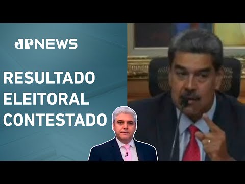 Nicolás Maduro diz estar disposto a ser investigado por suposta fraude nas eleições; Favalli analisa