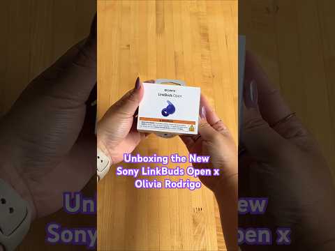 Unboxing Sony’s LinkBuds Open x Olivia Rodrigo