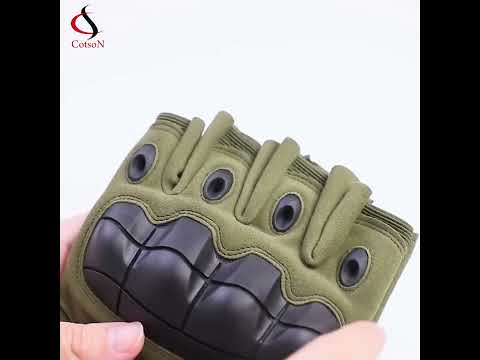 Outdoor tactical full finger gloves men's sports wear-resistant non-slip combat protective gloves