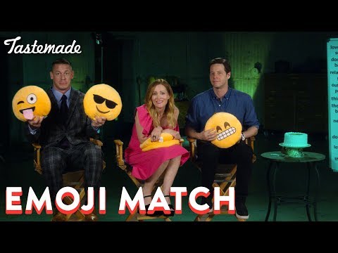 The Cast of Blockers Plays Emoji Match