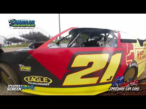 #21j  Jon Ellison - Late Model - Thunder Mountain Speedway 6-7-25 - dirt track racing video image