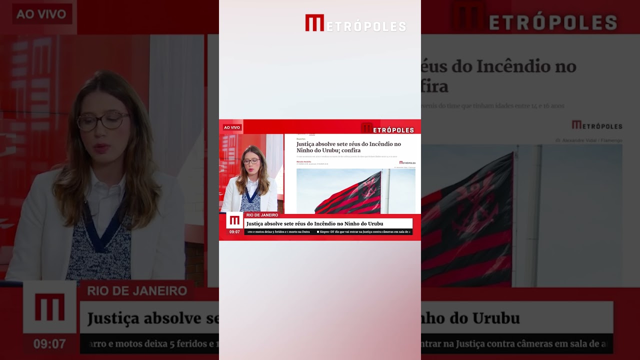 Justiça absolve sete réus no Incêndio do Ninho do Urubu
