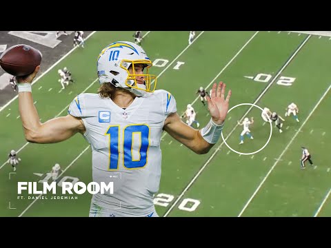 Film Room: Justin Herbert's Late Game Heroics vs Raiders | LA Chargers video clip
