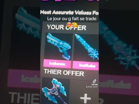 Mon meilleur trade mm2 🙂↕️🤚 #roblox #mm2 #trade #win