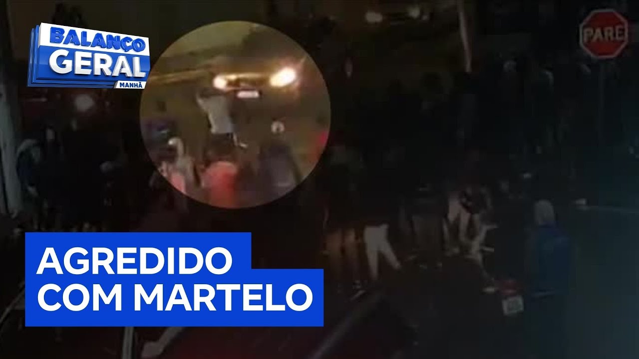 Jovem é agredido com martelo na saída de escola e precisa ser hospitalizado