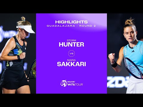 Storm Hunter vs. Maria Sakkari | 2023 Guadalajara Round 2 | WTA Match Highlights