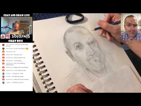 Chat and Draw LIVE #3 - "Will" - Finishing Up