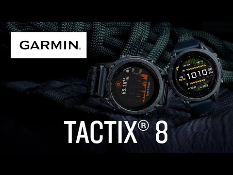 Garmin | tactix® 8 | La montre GPS connectée tactique ultime