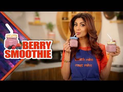 Strawberry Blueberry Smoothie | Shilpa Shetty Kundra | Healthy Recipes | The Art Of Loving Food - UCqoUtFTzx-fcFDdZLOGwL_w