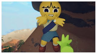 YouTube thumbnail for Oblivion's video titled 'This Climbing Game Is Hilarious (My Friend Fell To His Death)'