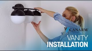 Video: How to Install Bathroom Vanity Lighting | Canarm
