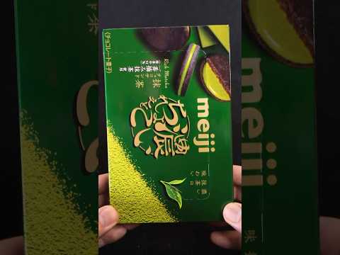 ASMR Too Rich to Resist?🍫💚 Rich Matcha Chocolate Sandwich from Japan! #asmr #funny #matcha