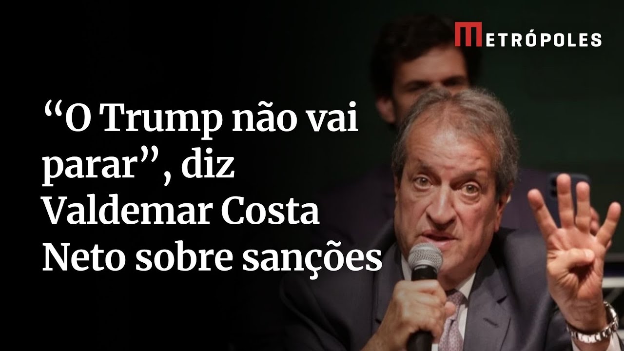 O Trump não vai parar diz Valdemar Costa Neto sobre sanções