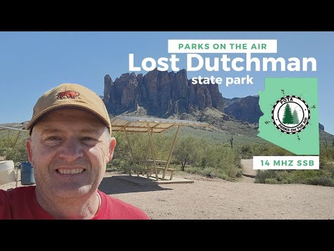 SSB QSOs on 18 MHz - Parks on the Air Activation - Lost Dutchman