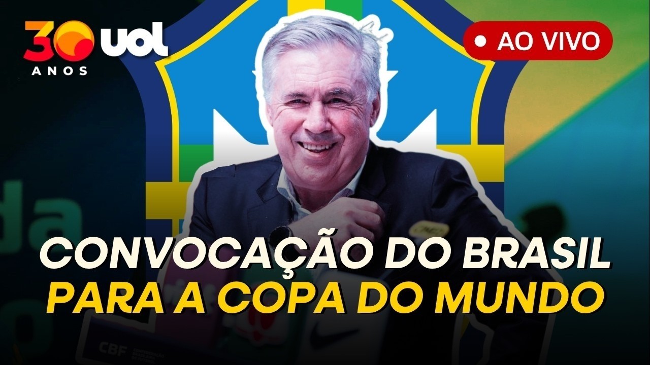 CONVOCAÇÃO DA SELEÇÃO BRASILEIRA: A LISTA DE ANCELOTTI PARA A COPA l AO VIVO COM IMAGENS