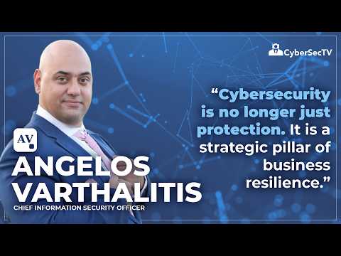 🧭 Angelos Varthalitis on cybersecurity leadership and resilience