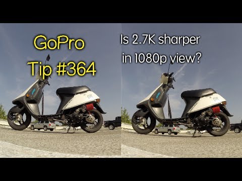 Does Hero3+ 2.7k Look Sharper In 1080p View? Comparison - GoPro Tip #364 - UCTs-d2DgyuJVRICivxe2Ktg