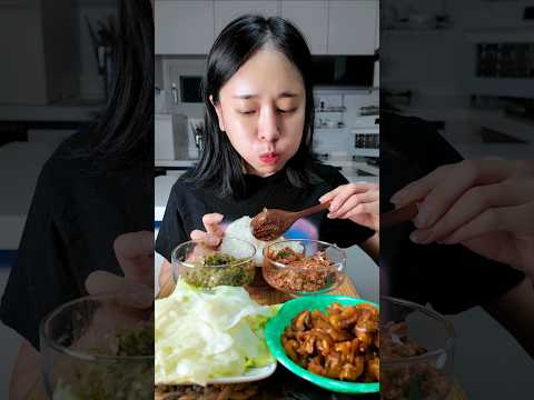 양배추쌈 불난멸추🔥 우렁강된장 <strong>오이지무침</strong> 집밥 쌈밥 먹방