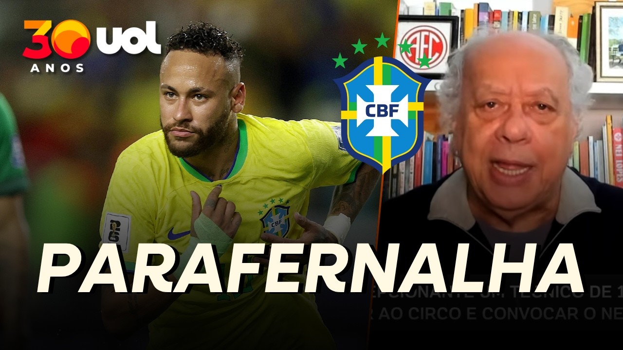 NEYMAR É CEREJA DO BOLO NA 'FESTANÇA DE MARKETING' DA CBF, DIZ TRAJANO